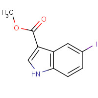 330195-72-7 methyl 5-iodo-1H-indole-3-carboxylate chemical structure