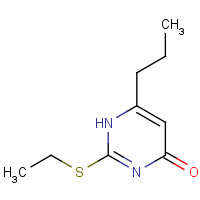 62459-07-8 2-ethylsulfanyl-6-propyl-1H-pyrimidin-4-one chemical structure