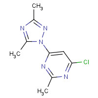 1249591-19-2 4-chloro-6-(3,5-dimethyl-1,2,4-triazol-1-yl)-2-methylpyrimidine chemical structure