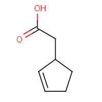 13668-61-6 2-cyclopent-2-en-1-ylacetic acid chemical structure