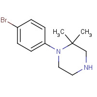 893749-11-6 1-(4-bromophenyl)-2,2-dimethylpiperazine chemical structure