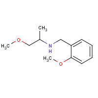 436099-98-8 1-methoxy-N-[(2-methoxyphenyl)methyl]propan-2-amine chemical structure