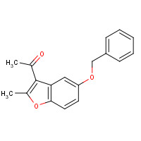309935-98-6 1-(2-methyl-5-phenylmethoxy-1-benzofuran-3-yl)ethanone chemical structure