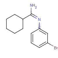 1039767-17-3 N'-(3-bromophenyl)cyclohexanecarboximidamide chemical structure