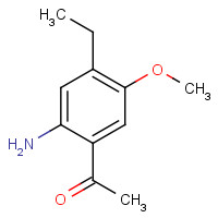 947691-67-0 1-(2-amino-4-ethyl-5-methoxyphenyl)ethanone chemical structure