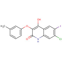 1398342-11-4 7-chloro-4-hydroxy-6-iodo-3-(3-methylphenoxy)-1H-quinolin-2-one chemical structure