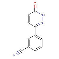 52240-08-1 3-(6-oxo-1H-pyridazin-3-yl)benzonitrile chemical structure