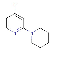 24255-98-9 4-bromo-2-piperidin-1-ylpyridine chemical structure