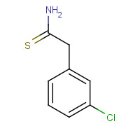 834861-72-2 2-(3-chlorophenyl)ethanethioamide chemical structure