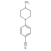 281234-90-0 4-(4-aminopiperidin-1-yl)benzonitrile chemical structure