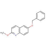623146-98-5 2-methoxy-6-phenylmethoxyquinoline chemical structure