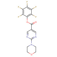 941717-05-1 (2,3,4,5,6-pentafluorophenyl) 2-morpholin-4-ylpyrimidine-5-carboxylate chemical structure