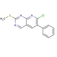867353-43-3 7-chloro-2-methylsulfanyl-6-phenylpyrido[2,3-d]pyrimidine chemical structure