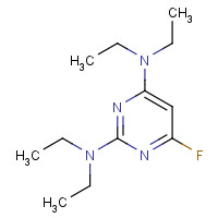 1648-44-8 2-N,2-N,4-N,4-N-tetraethyl-6-fluoropyrimidine-2,4-diamine chemical structure