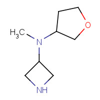1403813-30-8 N-methyl-N-(oxolan-3-yl)azetidin-3-amine chemical structure