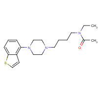 1021324-90-2 N-[4-[4-(1-benzothiophen-4-yl)piperazin-1-yl]butyl]-N-ethylacetamide chemical structure