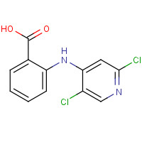 1184931-56-3 2-[(2,5-dichloropyridin-4-yl)amino]benzoic acid chemical structure
