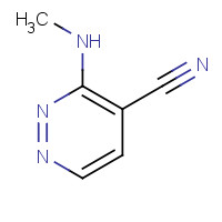 1256268-95-7 3-(methylamino)pyridazine-4-carbonitrile chemical structure
