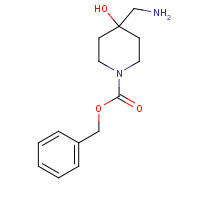 85151-16-2 benzyl 4-(aminomethyl)-4-hydroxypiperidine-1-carboxylate chemical structure