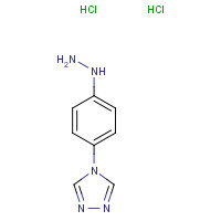 154594-26-0 [4-(1,2,4-triazol-4-yl)phenyl]hydrazine;dihydrochloride chemical structure