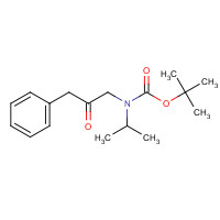 943323-46-4 tert-butyl N-(2-oxo-3-phenylpropyl)-N-propan-2-ylcarbamate chemical structure