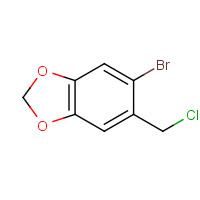 64603-67-4 5-bromo-6-(chloromethyl)-1,3-benzodioxole chemical structure