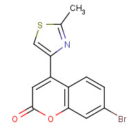 910656-47-2 7-bromo-4-(2-methyl-1,3-thiazol-4-yl)chromen-2-one chemical structure