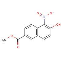 634197-12-9 methyl 6-hydroxy-5-nitronaphthalene-2-carboxylate chemical structure