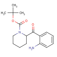 195044-84-9 tert-butyl 2-(2-aminobenzoyl)piperidine-1-carboxylate chemical structure