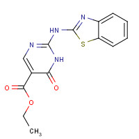 955377-39-6 ethyl 2-(1,3-benzothiazol-2-ylamino)-6-oxo-1H-pyrimidine-5-carboxylate chemical structure