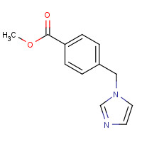 160446-18-4 methyl 4-(imidazol-1-ylmethyl)benzoate chemical structure