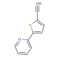 132464-90-5 2-(5-ethynylthiophen-2-yl)pyridine chemical structure