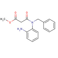 1407832-98-7 methyl 3-(2-amino-N-benzylanilino)-3-oxopropanoate chemical structure
