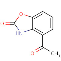 70735-79-4 4-acetyl-3H-1,3-benzoxazol-2-one chemical structure