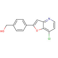 1360911-31-4 [4-(7-chlorofuro[3,2-b]pyridin-2-yl)phenyl]methanol chemical structure