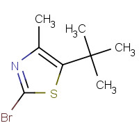 22274-97-1 2-bromo-5-tert-butyl-4-methyl-1,3-thiazole chemical structure