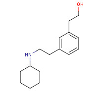 950503-33-0 2-[3-[2-(cyclohexylamino)ethyl]phenyl]ethanol chemical structure