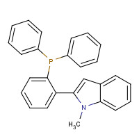 1067883-56-0 [2-(1-methylindol-2-yl)phenyl]-diphenylphosphane chemical structure