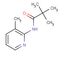86847-66-7 2,2-dimethyl-N-(3-methylpyridin-2-yl)propanamide chemical structure