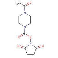 1460029-40-6 (2,5-dioxopyrrolidin-1-yl) 4-acetylpiperazine-1-carboxylate chemical structure