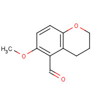 99385-73-6 6-methoxy-3,4-dihydro-2H-chromene-5-carbaldehyde chemical structure