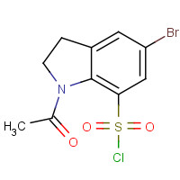 30691-46-4 1-acetyl-5-bromo-2,3-dihydroindole-7-sulfonyl chloride chemical structure