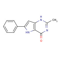 95980-17-9 2-methyl-6-phenyl-1,5-dihydropyrrolo[3,2-d]pyrimidin-4-one chemical structure