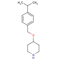 86811-07-6 4-[(4-propan-2-ylphenyl)methoxy]piperidine chemical structure