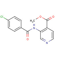 929214-68-6 methyl 3-[(4-chlorobenzoyl)amino]pyridine-4-carboxylate chemical structure