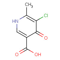 1240832-75-0 5-chloro-6-methyl-4-oxo-1H-pyridine-3-carboxylic acid chemical structure
