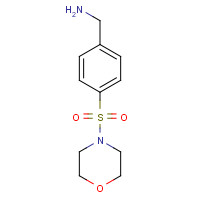 852399-79-2 (4-morpholin-4-ylsulfonylphenyl)methanamine chemical structure