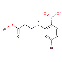 1407832-71-6 methyl 3-(5-bromo-2-nitroanilino)propanoate chemical structure