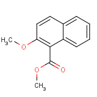 13343-92-5 methyl 2-methoxynaphthalene-1-carboxylate chemical structure