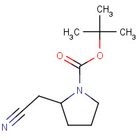 1092352-11-8 tert-butyl 2-(cyanomethyl)pyrrolidine-1-carboxylate chemical structure
